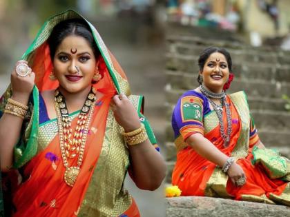 न्यूड फोटोशूटमुळे चर्चेत आलेल्या वनिता खरातचा बघा देसी अंदाज, एक से बढकर एक पोज कॅमे-यात कैद