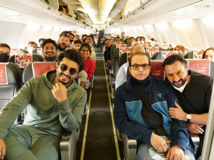 Saif ali khan and arjun kapoor head to jaisalmer with cast and crew for the final schedule of bhoot police | अर्जुन आणि सैफ 'भूत पोलिस'च्या फायनल शूटिंगसाठी जैसलमेरला रवाना