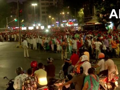 Farmers march in Mumbai, opposition to agricultural laws intensified | शेतकऱ्यांचा मोर्चा मुंबईत दाखल, कृषी कायद्यांना विरोध तीव्र