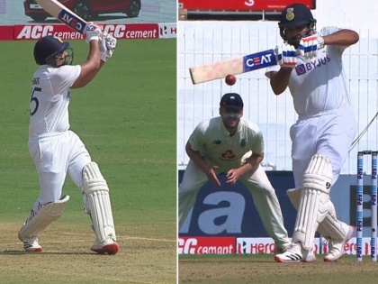 India vs England, 2nd Test : Rohit Sharma Score first Hundred after 481 days | India vs England, 2nd Test : रोहित शर्माचे खणखणीत शतक; ४८१ दिवसांचा दुष्काळ संपला 