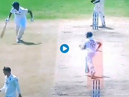 IND vs ENG, 2nd Test : Virat Kohli receives official warning from umpire for running on the pitch, Video | India vs England, 2nd Test : विराट कोहलीनं केली चिटींग?; अम्पायरनी दिली सक्त ताकीद, टीम इंडियाला बसू शकतो फटका