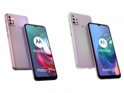 motorola moto g30 and moto g10 launched know price and specifications | जबरदस्त! Motorolaने लाँच केले दमदार स्वस्त अन् मस्त स्मार्टफोन्स; जाणून घ्या Moto G30, Moto G10 चे स्पेसिफिकेशन्स