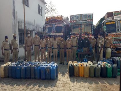 diesel theft gang from petrol pumps arrested; Action of Aurangabad Rural Police | देशभरातील पंपावरुन डीझेल चोरी करणाऱ्या टोळीचा पर्दाफाश; औरंगाबाद ग्रामीण पोलिसांची कारवाई 