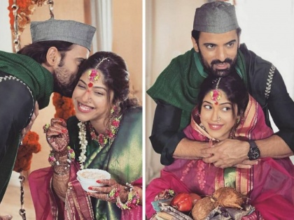 Parents to be Mohit Malik and Aditi Shirwaikar share Endearing PHOTOS of her baby shower | 'ही' प्रसिद्ध टीव्ही अभिनेत्री लवकरच बनणार आई, बेबी शॉवरचे फोटो आले समोर
