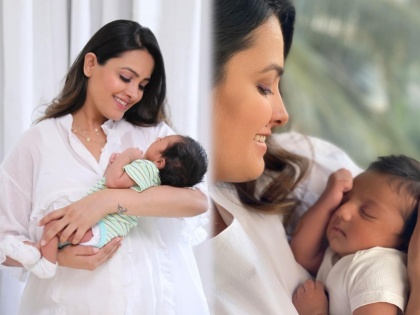 Not kareena kapoor Anushka Sharma's tv Anita Hassanandani New Born Baby Caught Everyone Attention | करिना अनुष्काच्या नाही तर 'या' अभिनेत्रीच्या बाळाच्या फोटोने वेधून घेतले जास्तीत जास्त चाहत्यांचे लक्ष