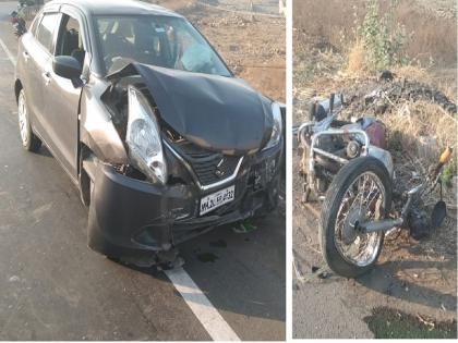 Accident in Dharur Ghat; One killed on the spot, one seriously injured | धारुर घाटात अपघात; एकजण जागीच ठार, एक गंभीर जखमी 