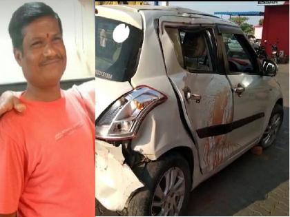 Another victim on Dharur-Telgaon road; speedy car crushed the young laborer | धारूर-तेलगाव रस्त्यावर पुन्हा एक बळी; भरधाव कारने मजूर तरुणास चिरडले