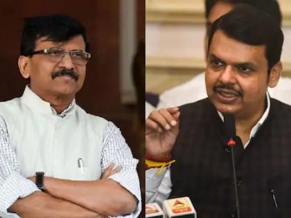 ... so they should look in the mirror once, Devendra Fadnavis lashed out Sanjay Raut over Sachin Vaze case | ...तर त्यांनी एकदा आरशात बघावं, सचिन वाझे प्रकरणावरून देवेंद्र फडणवीसांचा संजय राऊतांना टोला