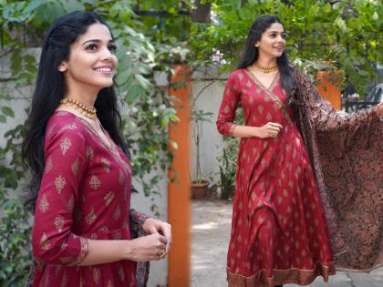 Pooja sawant looks very beautiful in ethnic dress | एथनिक ड्रेसमध्ये खूपच सुंदर दितसेय पूजा सावंत, फोटोंनी वेधलं चाहत्यांचे लक्ष