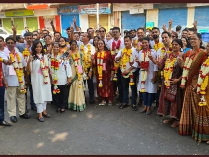 Goa municipal election 2021 result: BJP sweeps Panaji corporation by winning 25 of 30 seats | Goa Municipal Election 2021: पणजी महापालिकेवर बाबुश यांचा झेंडा, 30 पैकी 25 जागांवर पॅनलचा विजय