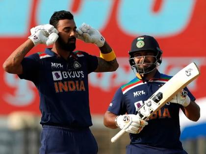 IND vs ENG, 2nd ODI : Century from KL Rahul, Rishabh Pant 77 runs from just 40 balls, Team India 6/336 | IND vs ENG, 2nd ODI : लोकेश राहुलचे शतक; रिषभ पंतची आतषबाजी, चोपल्या १० चेंडूंत ५४ धावा 