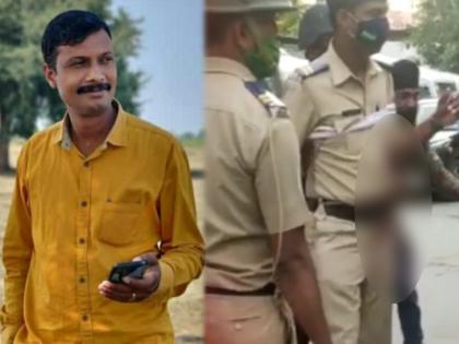 Nanded Attack on Police: Shiva survived as there was Jiva; The bodyguard picked up the spear thrown at the superintendent of police | Nanded Attack on Police: होता जिवा म्हणून... पोलीस अधीक्षकांवर फेकलेला भाला बॉडीगार्डनं स्वतःच्या पाठीवर घेतला, रक्तबंबाळ झाला!