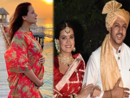 Dia Mirza clarifies she didn’t marry Vaibhav Rekhi because she was pregnant, adds ‘this is the happiest news of my life’ | लग्नाआआधीच प्रेग्नंट राहिलेल्या दीया मिर्झाने ट्रोलर्सला दिले उत्तर, सांगितले प्रेग्नंसी लपवण्याचे कारण