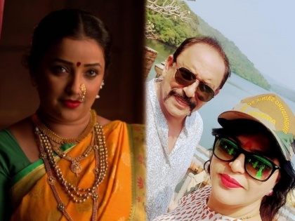 Madhav Abhyankar actor of Ratris Khel Chale Aka Anna Naik's Real wife is More Beautiful than Shevanta, See her pics here | ‘अण्णा नाईक’च्या रिअल लाइफ पत्नीच्या सौंदर्यावर तुम्हीही व्हाल फिदा, सौंदर्याच्या बाबतीत शेवंतालाही देते टक्कर