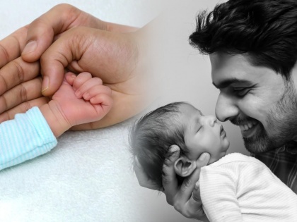 Actor aroh welankar Share the first photo with his baby boy | मुलासोबतचा पहिला फोटो शेअर करत अभिनेता आरोह वेलणकर म्हणाला, अर्जुन बाबाच तुझ्यावर...