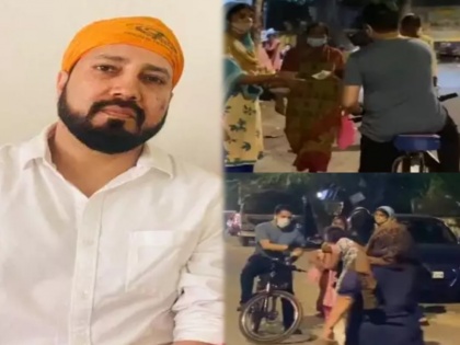 Mika Singh Offers Money To Needy People On Mumbai Streets | कोरोना काळात लोकांच्या मदतीला धावला मिका सिंग, प्रत्येकाला जवळ बोलवून दिले पैसे