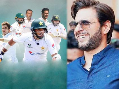 Shahid Afridi congratulate Pakistan Team who beat zimbabwe in T20I & Test Series  | Great work Pakistan!; पाकिस्तान संघानं झिम्बाब्वेला लोळवलं अन् शाहिद आफ्रिदीनं उधळली स्तुतीसुमनं!