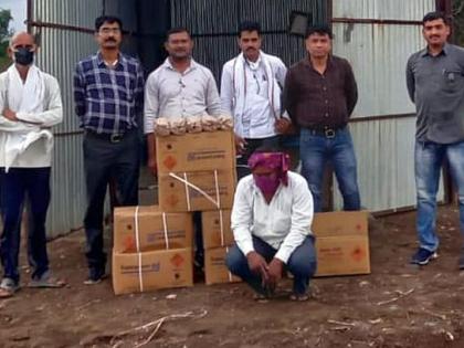 Thirteen hundred gelatin sticks seized; ATS arrests one in Ghota | तेराशे जिलेटिनच्या कांड्या जप्त; एटीएसने घोटा येथे कारवाई करत एकाला केली अटक  