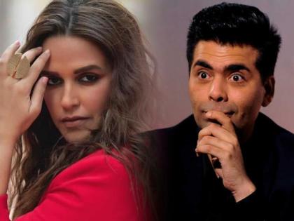 Did you know Karan Johar rejected Neha Dhupia's marriage proposal thrice because of this reason? | या एका कारणामुळे करण जोहरने नेहा धुपियासह लग्न करण्यास तीन वेळा दिला होता नकार