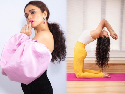 Amruta Khanwilkar became a fitness freak, you will be surprised to see her yoga pose | कमालच केली राव! अमृता खानविलकर झाली फिटनेस फ्रिक, तिचे योगा पोज पाहून व्हाल थक्क
