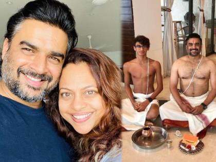 Step inside R Madhavan's Mumbai home, a blend of traditional and modern style. See pics | आलिशान आहे आर. माधनवचे घर, जितके मॉडर्न तितकेच धार्मिक वातावरणही पाहायला मिळते