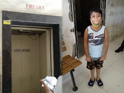 Safe release of Child Who trapped in the lift | लिफ्टमध्ये अडकलेल्या चिमुकल्याची सुखरूप सुटका