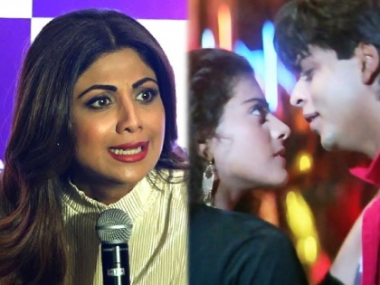 Shilpa Shetty is shocked to see the song 'Yeh Kali Kali Aankhe', revealed after 28 years | ‘ये काली काली आंखे' गाणं पाहून शिल्पा शेट्टीचा होतो जळफळाट, २८ वर्षानंतर केला खुलासा
