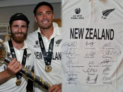 Tim Southee will be auctioning one of his jersey from the WTC final for 8-year-old Hollie Beattie who is battling Cancer | Salute : ८ वर्षांच्या मुलीला झाला कॅन्सर, तिच्या उपचारासाठी न्यूझीलंडचा खेळाडू WTC Finalच्या जर्सीचं करतोय लिलाव!