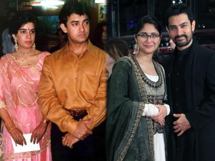 Aamir Khan's two marriages, broken in 30 years, were matched with Kiran Rao on the set of Lagaan | ३० वर्षांत तुटले आमिर खानची दोन लग्नं, 'लगान'च्या सेटवर किरण रावसोबत जुळले होते सूत