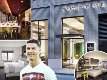 Photos : ख्रिस्तियानो रोनाल्डोनं टाईम्स स्क्वेअरवर सुरू केलं नवं आलिशान हॉटेल, एका रात्रीचं भाडं ११७ पाऊंड!