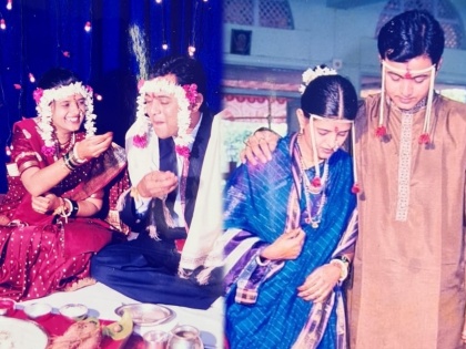 Subodh Bhave's special wishes for her wife Manjiri on 20th Anniversary, know about there love story here | Wedding Anniversary: सुबोध भावेने असे केले होते मंजिरीला प्रपोज, हटके आहे दोघांची Love Story