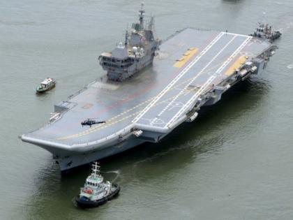 The naval test of the aircraft carrier Vikrant began | विमानवाहू युद्धनौका ‘विक्रांत’च्या सागरी चाचण्यांना झाली सुरुवात