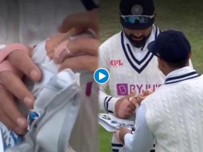 India vs England 3rd Test Live Cricket Score : Umpires ask Rishabh Pant to remove taping on his gloves at Headingley | India vs England 3rd Test Live : रिषभ पंतच्या 'त्या' कृतीवर मैदानावरील अम्पायर्सनी नोंदवला आक्षेप, दिली वॉर्निंग अन्... Video