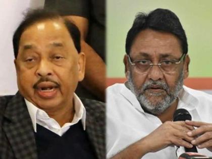 Nawab Malik slams Narayan Rane over arrest drama | "हिंमत होती म्हणून लढलो, तुमच्यासारखे पक्ष सोडून केंद्रीय मंत्री झालो नाही", नारायण राणे यांच्यावर नवाब मलिक यांचा हल्लाबोल