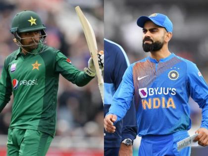 India vs Pakistan : Babar Azam said Pakistan would like to start their T20 World Cup campaign by defeating India  | India vs Pakistan : आमच्यापेक्षा टीम इंडियावरच असेल अधिक दडपण; पाकिस्तानी कर्णधार बाबर आझमचा दावा 