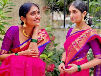 परश्याच्या आर्चीनं मराठमोळ्या अंदाजात चाहत्यांना लावलं याड, रिंकू राजगुरूचे पहा हे फोटो