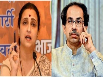 BJP Chitra Wagh Slams Thackeray Government Over delhi police arrested terrorist from maharashtra | "आपली पोलीस फौज सरकारने १०० कोटी मोजायला बसवलीय का?"; भाजपाचा ठाकरे सरकारवर हल्लाबोल 