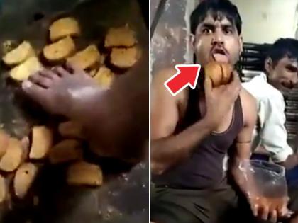 horrible dirty toast making video goes viral on social media, people get angry | टोस्ट बनवण्याचा हा किळसवाणा प्रकार पाहुन तुमची तळपायाची आग जाईल मस्तकात, पाहा व्हिडिओ