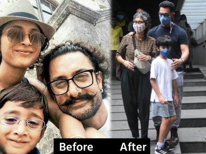 Kiran Rao's condition after Aamir Khan's divorce is difficult to identify | आमिर खानने घटस्फोट दिल्यानंतर किरण रावची झाली अशी अवस्था, ओळखणंही झालं कठीण