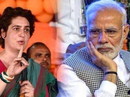 Congress Priyanka Gandhi is in custody congress supporters continue to protest | Priyanka Gandhi : "अन्नदात्याला चिरडणारी ही व्यक्ती अद्याप अटकेत नाही, असं का?"; प्रियंका गांधींचा मोदींना संतप्त सवाल