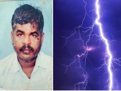 The return rain hit Sillod; A farmer was killed on the spot and four animals were also death dut lightning | परतीच्या पावसाचा सिल्लोडला तडाखा; वीज कोसळून एक शेतकरी जागीच ठार, चार जनावरेही दगावली