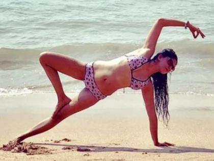 Kavita Kaushik's sets Instagram on fire with Bikini Yoga Pose
