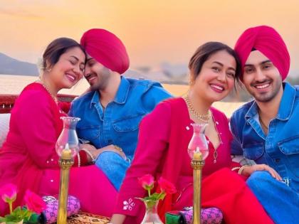 Cutest couple of the town Neha Kakkar and Rohanpreet Singh celebrated their first wedding anniversary
