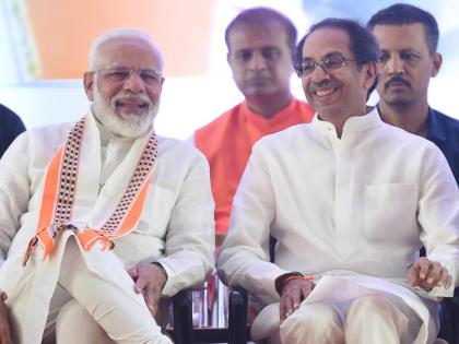 When Modi won in 2014, Shiv Sena had also said that 'the country became independent again'. BJP showed direct proof | २०१४ मध्ये मोदी जिंकले तेव्हा शिवसेनेनेही म्हटले होते ‘देश पुन्हा स्वतंत्र झाला’ भाजपाने थेट पुरावाच दाखवला