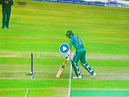 BAN vs PAK : What a bizzare way to get out for Shoaib Malik, Watch Video | BAN vs PAK, Shoaib Malik : ४५० ट्वेंटी-२० सामने खेळणाऱ्या शोएब मलिककडून चूक; पाकिस्तानी संघाला आणलं अडचणीत; Video 