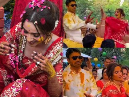 Shocking, Ankita Lokhande found to be high, Drunk Effects?, Check here video of her at a marriage | Video जेव्हा हळदीच्या रंगात रंगली अंकिता लोखंडे, व्हिडीओ सोशल मीडियावर घालतोय धुमाकुळ