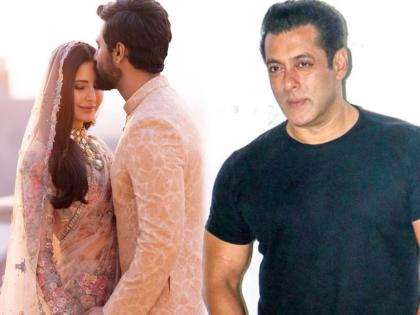 Katrina Kaif appeared in Delhi with Salman Khan, not Vicky Kaushal after marriage | लग्नानंतर विकी कौशल नाही तर सलमान खानसोबत दिल्लीला रवाना होणार कतरिना कैफ