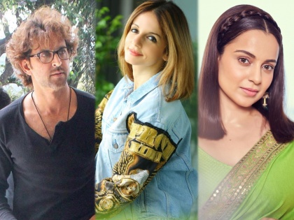 Sussanne Khan falls in love again; Hrithik Roshan and Kangana Ranaut reacted to her post | सुजैन खान पुन्हा पडली प्रेमात; तिच्या 'त्या' पोस्टवर हृतिक रोशन आणि कंगना राणौतनं केलं रिअ‍ॅक्ट