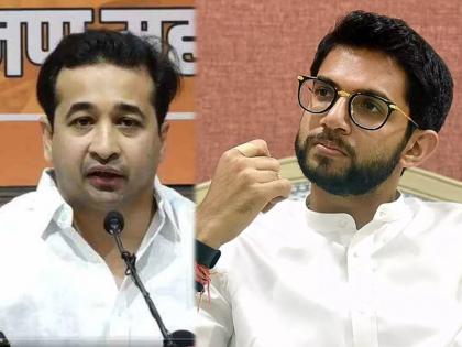 Threats to Aditya Thackeray: Nitesh Rane strongly advises Aditya Thackeray to reduce meetings after 7-8 p.m. | ‘सात-आठ वाजल्यानंतरच्या बैठका कमी करा, म्हणजे धमक्या येणं कमी होईल’, नितेश राणेंचा आदित्य ठाकरेंना खोचक सल्ला