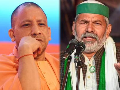 Rakesh Tikait Slams Yogi Adityanath Over Uttarpradesh Elections 2022 | Rakesh Tikait : "योगींनी मुझफ्फरनगरमधून स्वबळावर निवडणूक लढवावी"; राकेश टिकैत यांचं थेट आव्हान